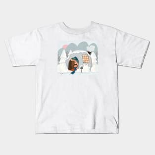 Winter walk Kids T-Shirt